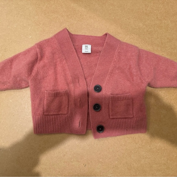 Banana Republic Cashmere Cardigan in Coral - Picture 3 of 4